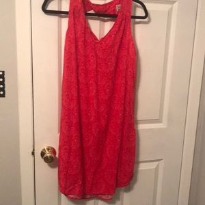 Gap medium sundress red print